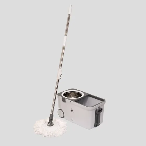 Greendeco balde centrifugo mopa 8l mod tromso blancogris 13 5001 6 gris.webp