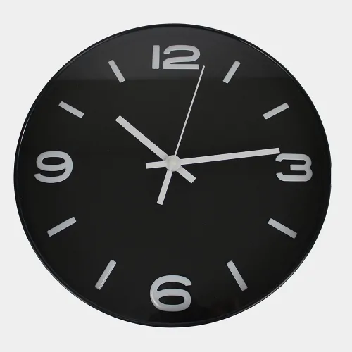 Tase reloj de pared 30cm circular eon gris 6997 gris.webp