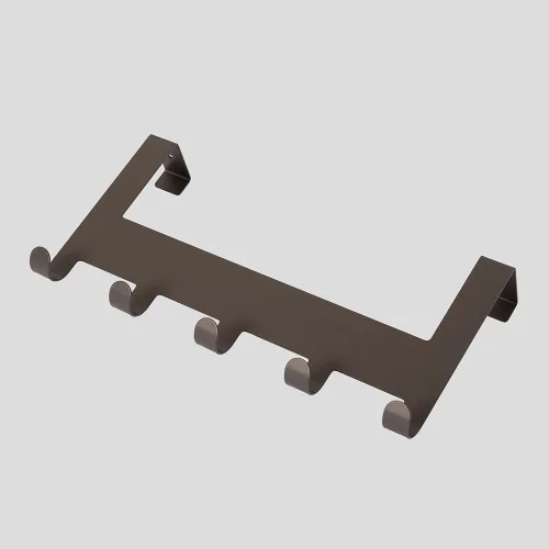 Tase perchero pared aluminio 5ganchos solis 0420001 2 gris.webp