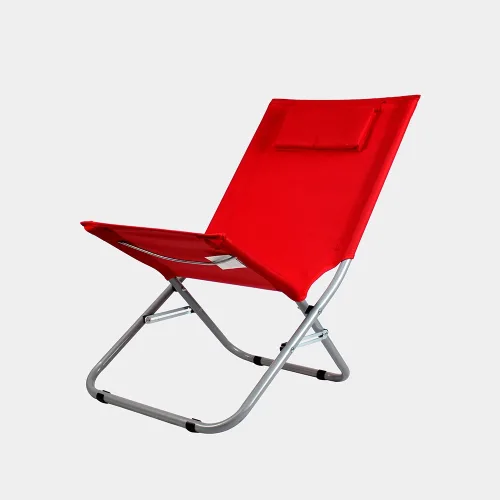 Virke silla rest plegable alta roja 5666 gris.webp