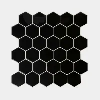 HarteFlooring_Stickers3D-Hexagonal-Negro_frente_Gris.webp
