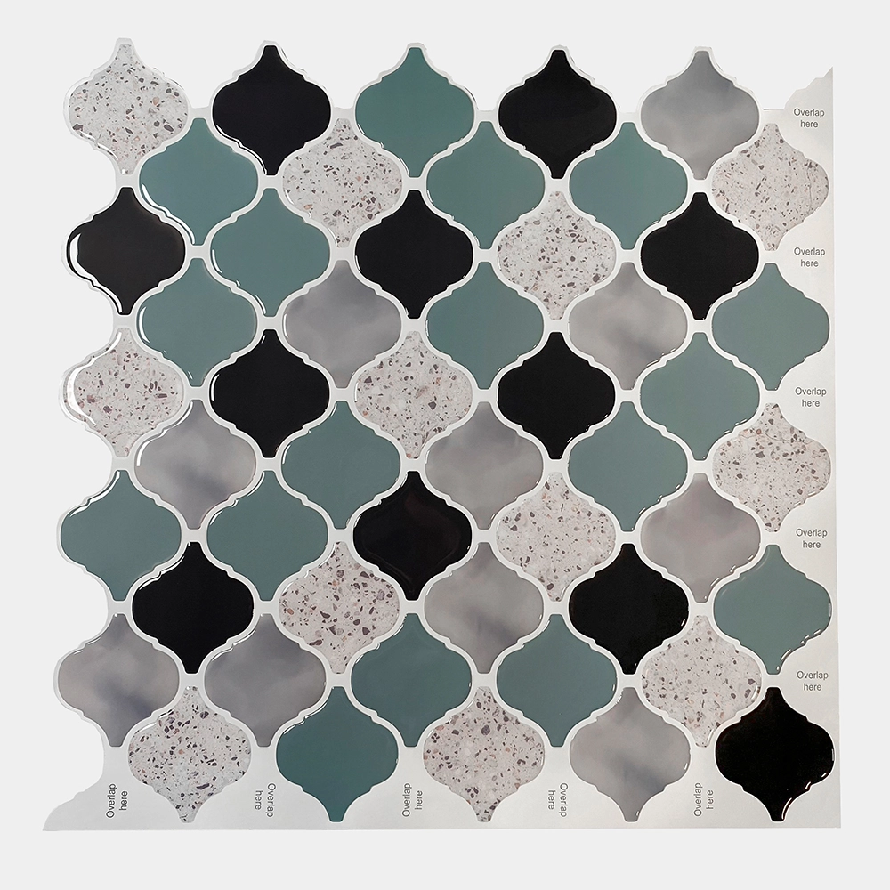 HarteFlooring_Stickers3D-Ogee-VerdesYBlancos_frente_Gris.webp