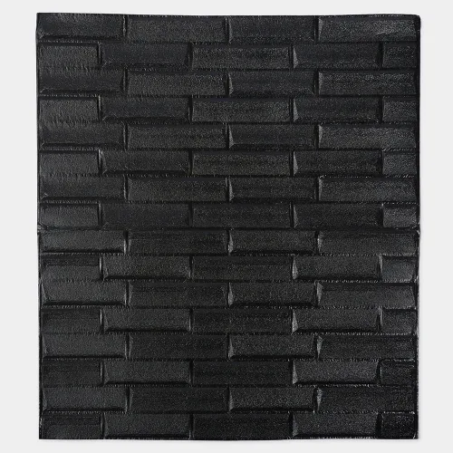 Harteeflooring placas 3d ladrillo negro irregular 5 gris.webp