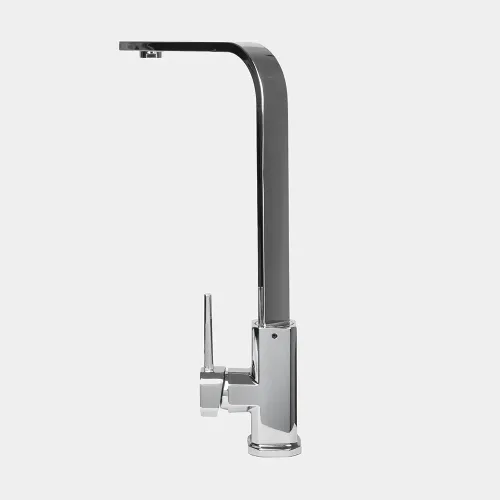 Kubel canilla cuello curvo plano plateada 00017.webp