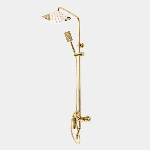 Kubel columna ducha extensible cuadrada 20x20 dorada 26 gris.webp