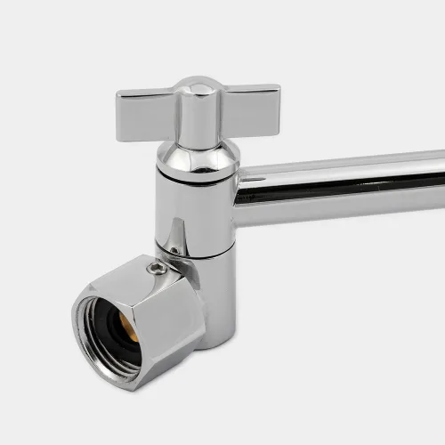 Kubel extensor flor ducha plateado 10 gris.webp