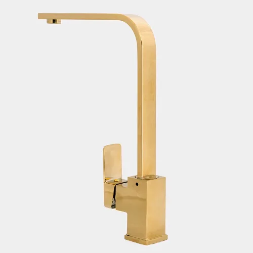 Kubel griferia cuello curvo plano dorada 17 gris.webp