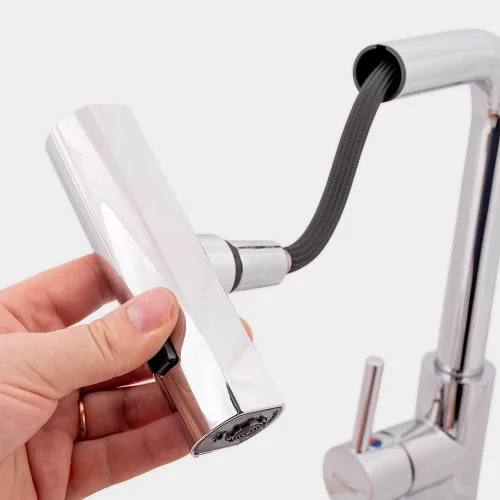 Kubel griferia cuello recto multiples boquillas 22 gris.webp