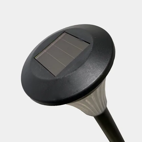 Lumie estaca led farol pequeno detalle 3 gris.webp