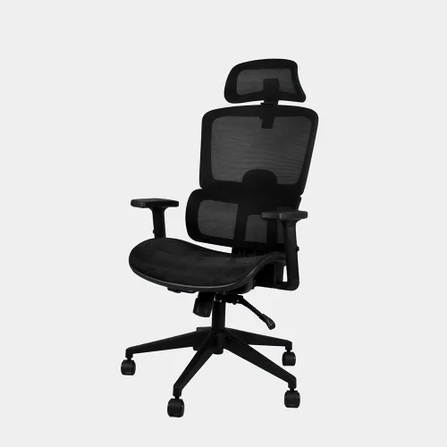 Virke silla mesh mariposa negra 5390 gris.webp