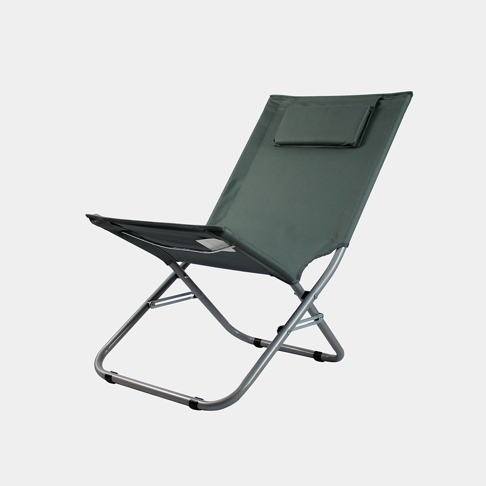 Virke silla rest plegable alta gris 5633 gris.webp